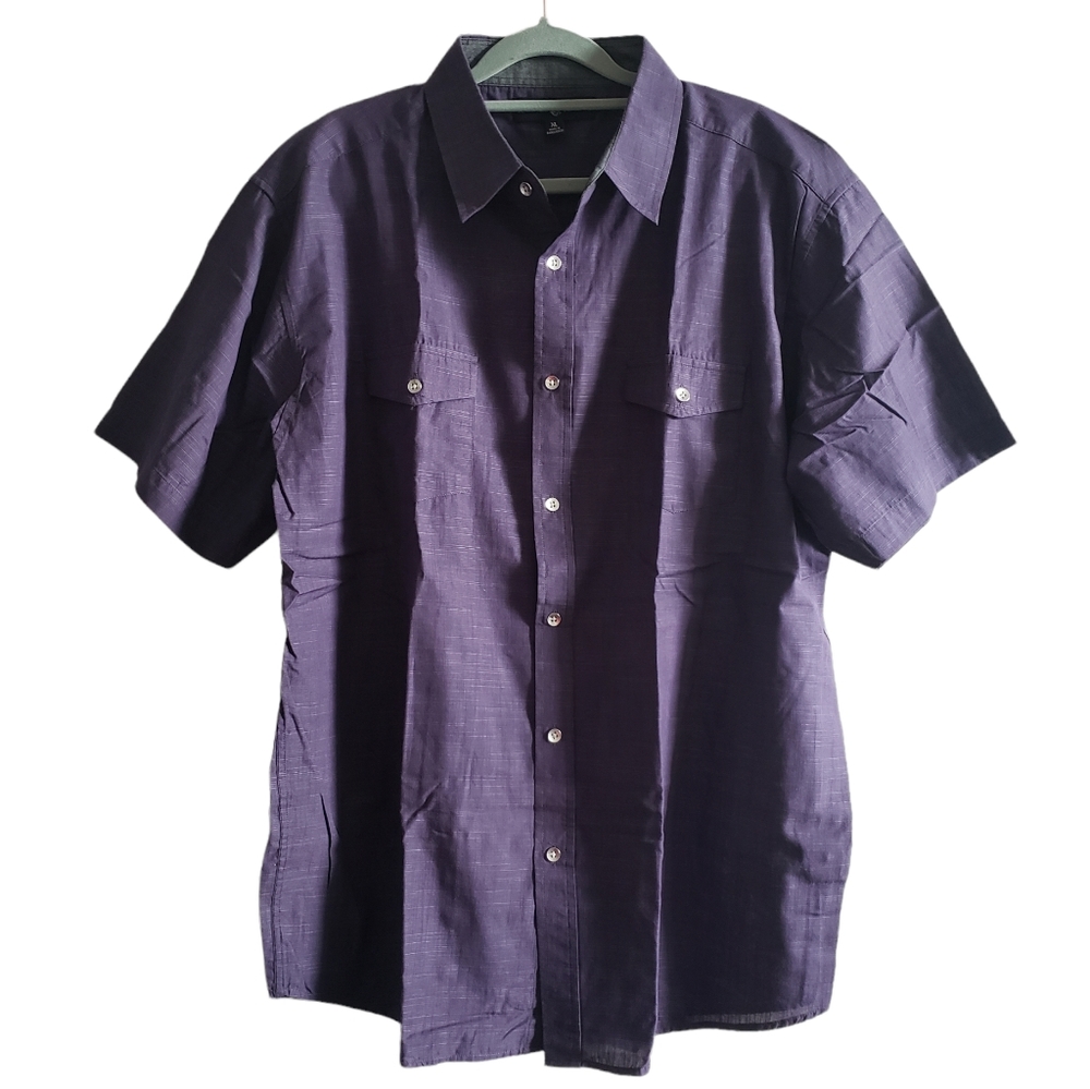 Beverly Hills Polo Club Short Sleeve Button Up Shirt